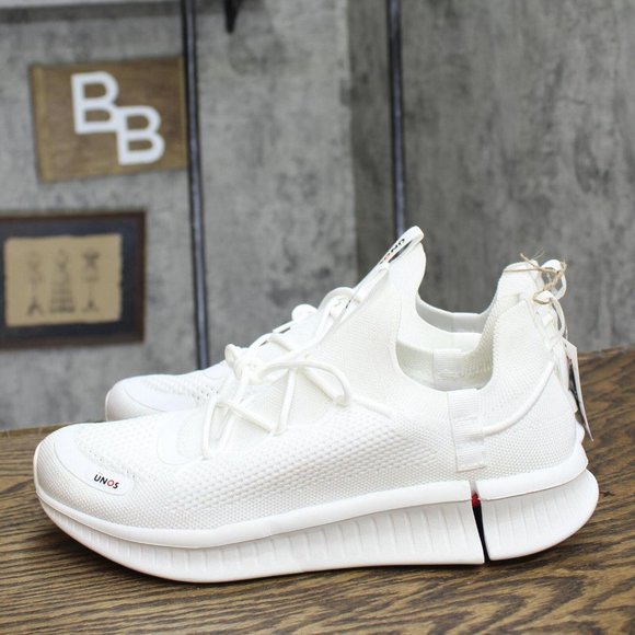 Unos By Sz Adult Mens Womens Low Top Neillum Sneakers White M 8.0-9.0/W 9.5-10.5 - Picture 2 of 13